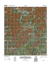 Concan Texas Historical topographic map, 1:24000 scale, 7.5 X 7.5 Minute, Year 2012