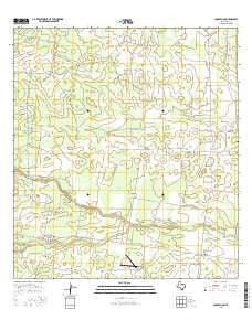 Concepcion Texas Current topographic map, 1:24000 scale, 7.5 X 7.5 Minute, Year 2016