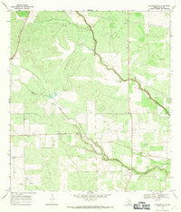 Concepcion NW Texas Historical topographic map, 1:24000 scale, 7.5 X 7.5 Minute, Year 1968