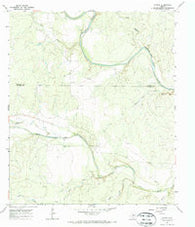 Concho Texas Historical topographic map, 1:24000 scale, 7.5 X 7.5 Minute, Year 1967