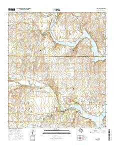 Concho Texas Current topographic map, 1:24000 scale, 7.5 X 7.5 Minute, Year 2016
