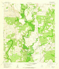 Concrete Texas Historical topographic map, 1:24000 scale, 7.5 X 7.5 Minute, Year 1960