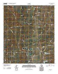 Concrete Texas Historical topographic map, 1:24000 scale, 7.5 X 7.5 Minute, Year 2010