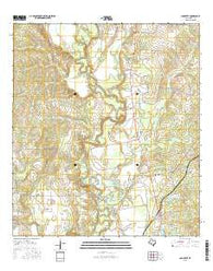 Concrete Texas Current topographic map, 1:24000 scale, 7.5 X 7.5 Minute, Year 2016