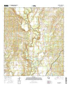Concrete Texas Current topographic map, 1:24000 scale, 7.5 X 7.5 Minute, Year 2016