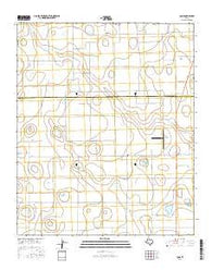 Cone Texas Current topographic map, 1:24000 scale, 7.5 X 7.5 Minute, Year 2016