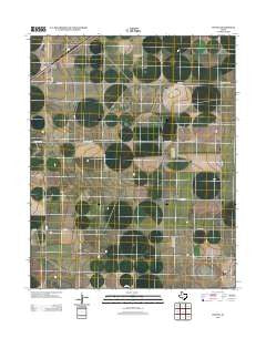 Conlen Texas Historical topographic map, 1:24000 scale, 7.5 X 7.5 Minute, Year 2012