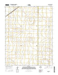 Conlen Texas Current topographic map, 1:24000 scale, 7.5 X 7.5 Minute, Year 2016