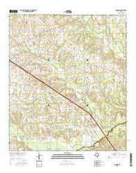 Connor Texas Current topographic map, 1:24000 scale, 7.5 X 7.5 Minute, Year 2016