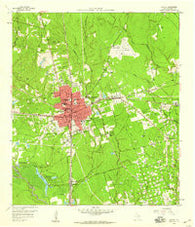 Conroe Texas Historical topographic map, 1:24000 scale, 7.5 X 7.5 Minute, Year 1958