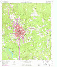 Conroe Texas Historical topographic map, 1:24000 scale, 7.5 X 7.5 Minute, Year 1958