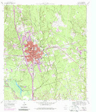 Conroe Texas Historical topographic map, 1:24000 scale, 7.5 X 7.5 Minute, Year 1958