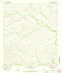 Continental Ranch Texas Historical topographic map, 1:24000 scale, 7.5 X 7.5 Minute, Year 1969
