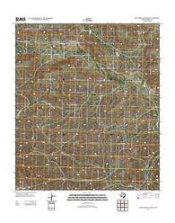 Continental Ranch Texas Historical topographic map, 1:24000 scale, 7.5 X 7.5 Minute, Year 2012