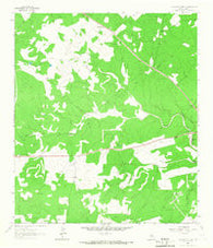Contrary Creek Texas Historical topographic map, 1:24000 scale, 7.5 X 7.5 Minute, Year 1964