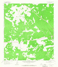 Contrary Creek Texas Historical topographic map, 1:24000 scale, 7.5 X 7.5 Minute, Year 1964