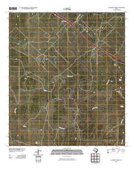 Contrary Creek Texas Historical topographic map, 1:24000 scale, 7.5 X 7.5 Minute, Year 2010
