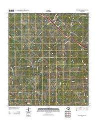 Contrary Creek Texas Historical topographic map, 1:24000 scale, 7.5 X 7.5 Minute, Year 2012