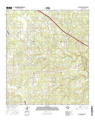 Contrary Creek Texas Current topographic map, 1:24000 scale, 7.5 X 7.5 Minute, Year 2016