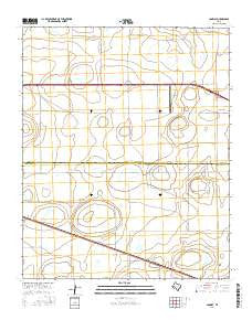 Conway Texas Current topographic map, 1:24000 scale, 7.5 X 7.5 Minute, Year 2016