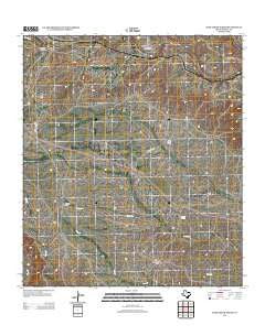 Cook Creek North Texas Historical topographic map, 1:24000 scale, 7.5 X 7.5 Minute, Year 2013