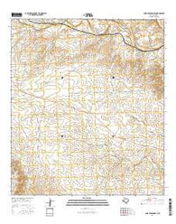 Cook Creek North Texas Current topographic map, 1:24000 scale, 7.5 X 7.5 Minute, Year 2016