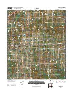 Cookville Texas Historical topographic map, 1:24000 scale, 7.5 X 7.5 Minute, Year 2013