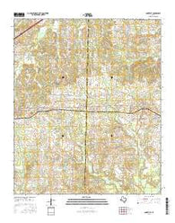 Cookville Texas Current topographic map, 1:24000 scale, 7.5 X 7.5 Minute, Year 2016