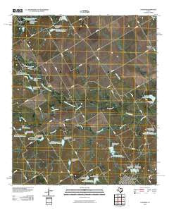 Coolidge Texas Historical topographic map, 1:24000 scale, 7.5 X 7.5 Minute, Year 2010