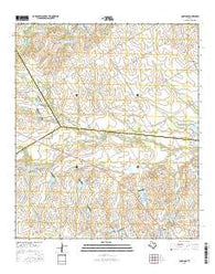 Coolidge Texas Current topographic map, 1:24000 scale, 7.5 X 7.5 Minute, Year 2016