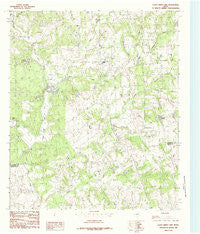 Coon Creek Lake Texas Historical topographic map, 1:24000 scale, 7.5 X 7.5 Minute, Year 1984