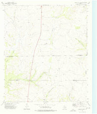 Coon Dive Draw Texas Historical topographic map, 1:24000 scale, 7.5 X 7.5 Minute, Year 1973