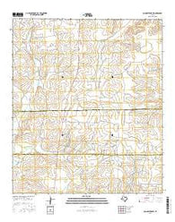 Coon Dive Draw Texas Current topographic map, 1:24000 scale, 7.5 X 7.5 Minute, Year 2016