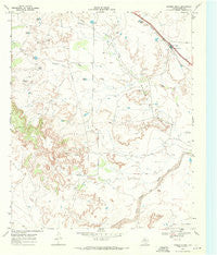Cooper Creek Texas Historical topographic map, 1:24000 scale, 7.5 X 7.5 Minute, Year 1969