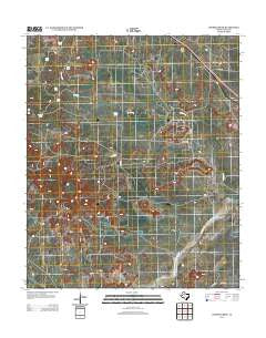 Cooper Creek Texas Historical topographic map, 1:24000 scale, 7.5 X 7.5 Minute, Year 2012