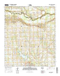 Cooper North Texas Current topographic map, 1:24000 scale, 7.5 X 7.5 Minute, Year 2016