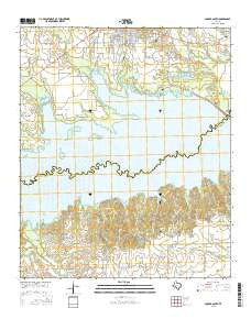 Cooper South Texas Current topographic map, 1:24000 scale, 7.5 X 7.5 Minute, Year 2016