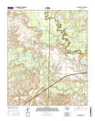 Coopers Chapel Texas Current topographic map, 1:24000 scale, 7.5 X 7.5 Minute, Year 2016