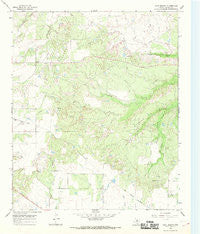 Cope Branch Texas Historical topographic map, 1:24000 scale, 7.5 X 7.5 Minute, Year 1966
