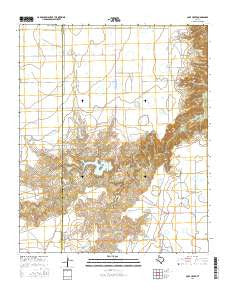 Cope Creek Texas Current topographic map, 1:24000 scale, 7.5 X 7.5 Minute, Year 2016