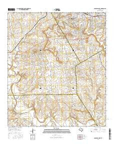 Copperas Cove Texas Current topographic map, 1:24000 scale, 7.5 X 7.5 Minute, Year 2016
