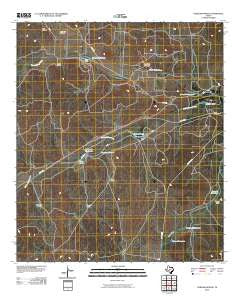 Coralina Ranch Texas Historical topographic map, 1:24000 scale, 7.5 X 7.5 Minute, Year 2010
