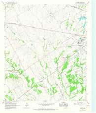 Corbet Texas Historical topographic map, 1:24000 scale, 7.5 X 7.5 Minute, Year 1965