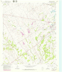 Corbet Texas Historical topographic map, 1:24000 scale, 7.5 X 7.5 Minute, Year 1965