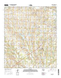 Corbet Texas Current topographic map, 1:24000 scale, 7.5 X 7.5 Minute, Year 2016