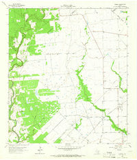 Cordele Texas Historical topographic map, 1:24000 scale, 7.5 X 7.5 Minute, Year 1964