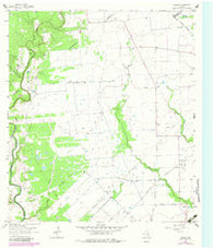 Cordele Texas Historical topographic map, 1:24000 scale, 7.5 X 7.5 Minute, Year 1964