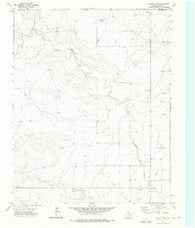 Corlena NW Texas Historical topographic map, 1:24000 scale, 7.5 X 7.5 Minute, Year 1973