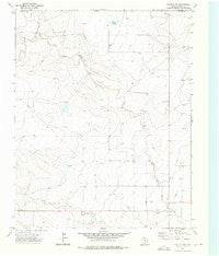 Corlena NW Texas Historical topographic map, 1:24000 scale, 7.5 X 7.5 Minute, Year 1973
