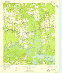 Corley Texas Historical topographic map, 1:24000 scale, 7.5 X 7.5 Minute, Year 1955